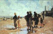 John Singer Sargent Oyster Gatherers of Cancale Spain oil painting reproduction